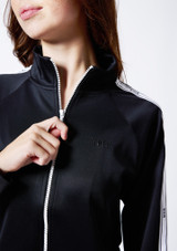Adult Bloch Logo Track Jacket Nero Front 3 [Nero]