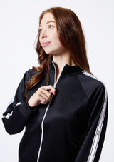Adult Bloch Logo Track Jacket Nero Front 4 [Nero]