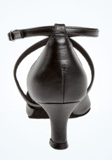 Scarpa da ballo in pelle nera Margaret Diamant – 5 cm