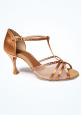 Scarpa da ballo color bronzo Rosa Move Dance - 6,35 cm Cuoio Chiaro Side 2 [Abbronzatura]