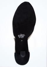 Scarpe da ballo con fascia a T Juana Move Dance – 4,5 cm Nero Bottom [Nero]