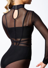 Tuta intera in rete trasparente Unity Move Dance Nero Back 3 [Nero]