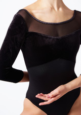 Body con maniche a 3/4 Indy Bloch Nero Front 4 [Nero]