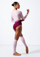 Scaldacuore da danza classica Elna Intermezzo Rosa Back [Rosa]