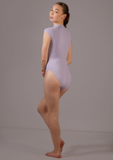 Body con maniche ad aletta e cerniera frontale Ash Move Dance Lavanda Scuro Front [Viola]