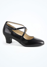 Scarpa da ballo in pelle Sidney Werner Kern â€“ 4,3 cm [Nero]