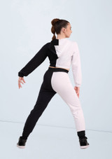 Weissman Two Tone Zip-Up Hoodie Bianco [Bianco]