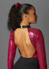 Jolista Glow Getter Sequin Costume Rosso Ciliegia [Rosa]