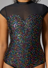 Jolista Prism Sequin Leotard Costume Multi-Colore [Multi-Colore]