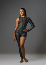 Tuta intera con paillettes Crystal Jolista Multi-Colore [Multi-Colore]