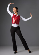 Gilet da donna Jolista Rouge Rosso Front [Rosso]