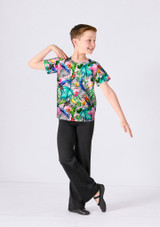 Top da danza con stampe per bambine/i Charlie Alegra TRO Front [A motivi]