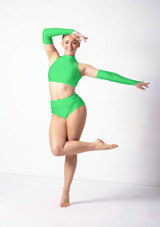 Maniche da ballo Alegra Vert Verde Front [Verde]