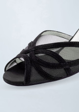 Scarpa da ballo in pelle Werner Kern Adele - 6 cm Nero Front 2 [Nero]