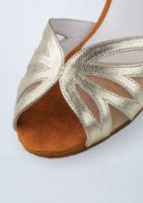 Scarpa da ballo in pelle Werner Kern Margo - 0,39" Oro Front 4 [Oro]