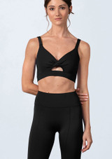 Crop top Vivian Bloch Nero Back [Nero]