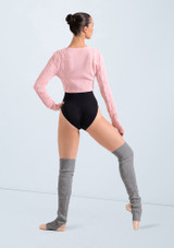 Body con bretelle sottili Olivia Bloch Grey Marle Back 2 [Grigio]