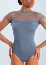 Body con bretelle sottili Olivia Bloch Dusty Grey Front 2 [Grigio]