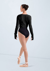 Body con bretelle sottili Olivia Bloch Nero Back 2 [Nero]