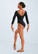 Body con bretelle sottili Olivia Bloch Nero Back 3 [Nero]