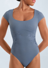 Body con bretelle sottili Olivia Bloch Dusty Grey Front 2 [Grigio]