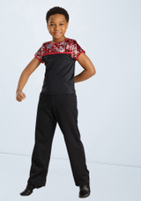 Weissman Boys Hologram Sequin Tee Rosso [Rosso]