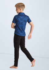 Weissman Boys Collared Lace Shirt Blu Scuro 5 [Blu]