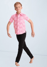 Weissman Boys Collared Lace Shirt Rosa 5 [Rosa]