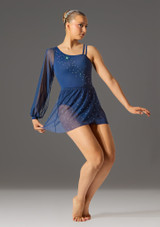Costume lirico di Jolista Enchanted Hearts Blu Scuro Front 3 [Blu]