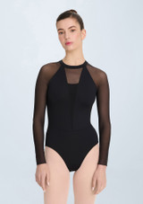 Body a maniche lunghe Ivette Intermezzo Nero Front [Nero]
