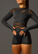 Costume da scorpione di Jolista Nero Front 4 [Nero]