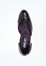 Zapatos de Baile Eva Merlet - 4,5cm Negro Rapar [Negro]