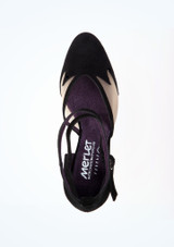 Zapatos de Baile Cholet Merlet - 6,5cm Negro Rapar [Negro]