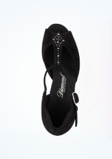 Zapatos de Baile Anelia Diamant - 5cm Negro Parte inferior [Negro]