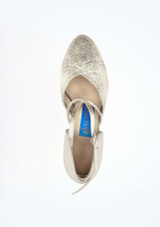 Scarpe balli da sala e latino americani lucenti Ray Rose Tacco 6.35 cm Argento superiore. [Argento]