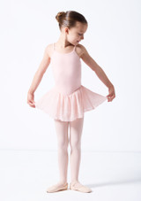 Body Danza Bambina con Gonnellino Blossom Bloch Rosa Front [Rosa]