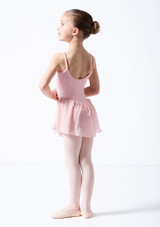 Body Danza Bambina con Gonnellino Blossom Bloch Rosa Back [Rosa]