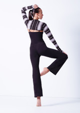 Pantaloni Jazz Claudia Move Dance Negro Detrás [Negro]