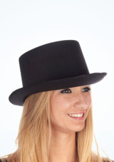 Sombrero de Copa de Lentejuelas Negro Principal [Negro]