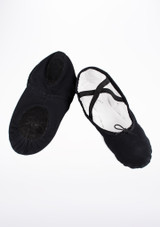 Mezze Punte Danza Con Suola Spezzata Move Dance - Nero Nero Front [Nero]