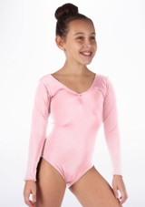 Body Danza Bambina Brillante Josie Alegra Rosa davanti #4. [Rosa]