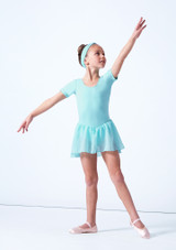 Maillot Ballet Con Faldita Lottie Move Dance Azul Delante 2 [Azul]
