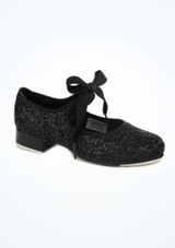 Zapatos Claqué con Tacón Bajo Glitter Bloch - Negro Negro Principal [Negro]