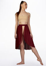Gonna Danza Classica Rhian Move Dance Rojo Delante [Rojo]