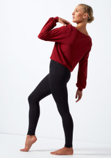 Sudadera Danza con Aperturas Dare Move Dance Rojo Detrás [Rojo]