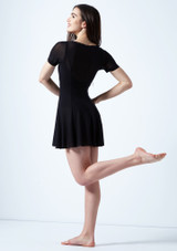 Vestido de Danza Contemporanea con Mangas Cortas Ceres Move Dance Negro Detrás [Negro]