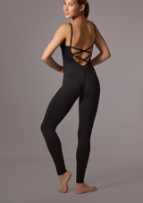 Tuta Intera Danza con Ampio Scollo Sulla Schiena Kylie Move Dance Nero Back [Nero]