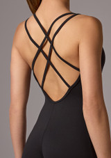 Tuta Intera Danza con Spalline Doppie Lucie Move Dance Nero Back 2 [Nero]