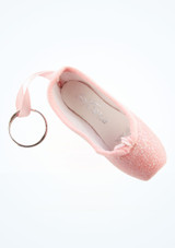 Llavero Mini Punta de Ballet con Purpurina So Danca Rosa Parte inferior [Rosa]