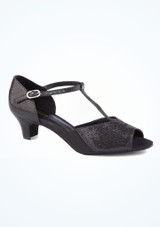 Zapatos de Baile Abierto con T-Strap So Danca - 3,8cm Negro 2 [Negro]